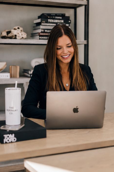 Melissa Bernard at work